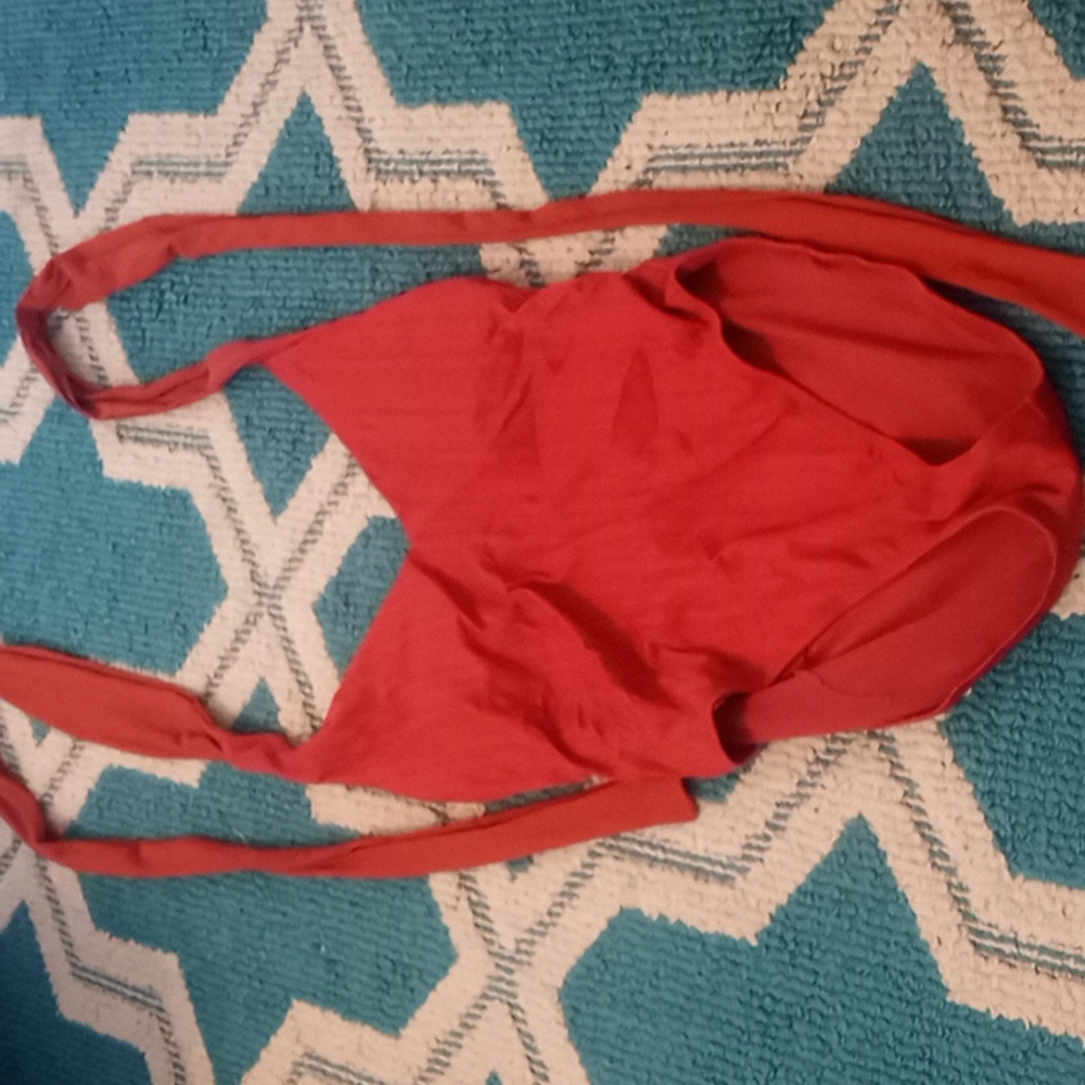 Rust szL one piece with wrap around straps